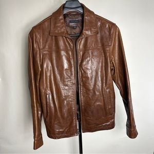 UEC Men’s Banana Republic Brown Leather Jacket Large